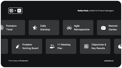 Notion Pack for Product Managers gallery image