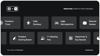 Notion Pack for Product Managers gallery image