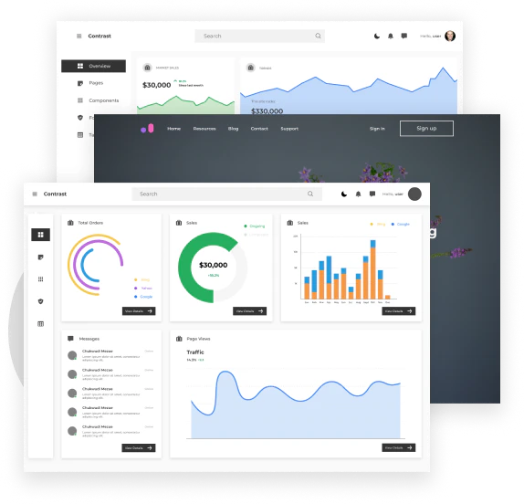 Contrast UI Kit & Multipurpose Template