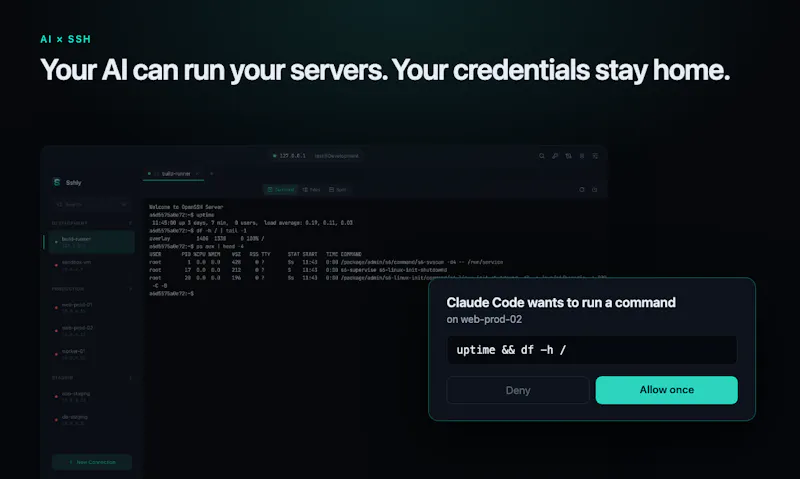 Sshly — SSH, made friendly. screenshot 2
