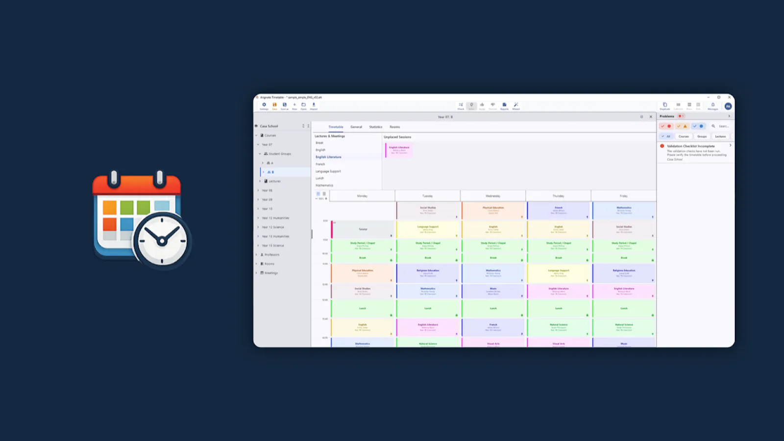 Arignote Timetable screenshot 2