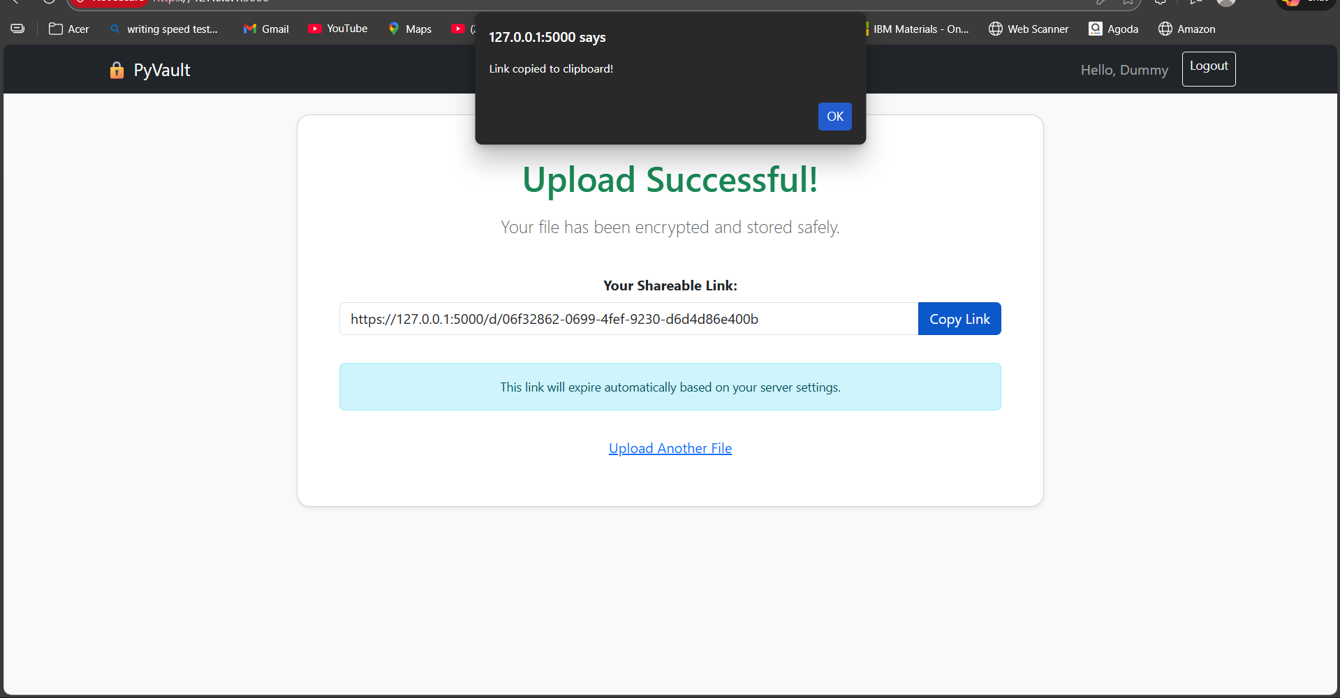PyVault - Screenshot 4 showing product features and functionality