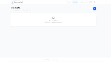 Mini Super market PWA website gallery image