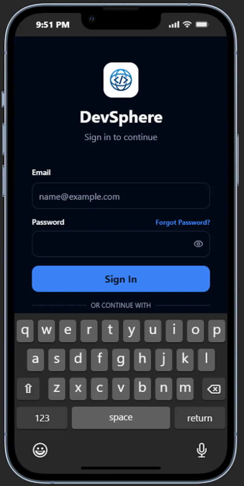 DevSphere screenshot 4