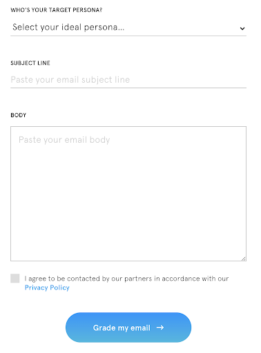 Cold Email Grader gallery image