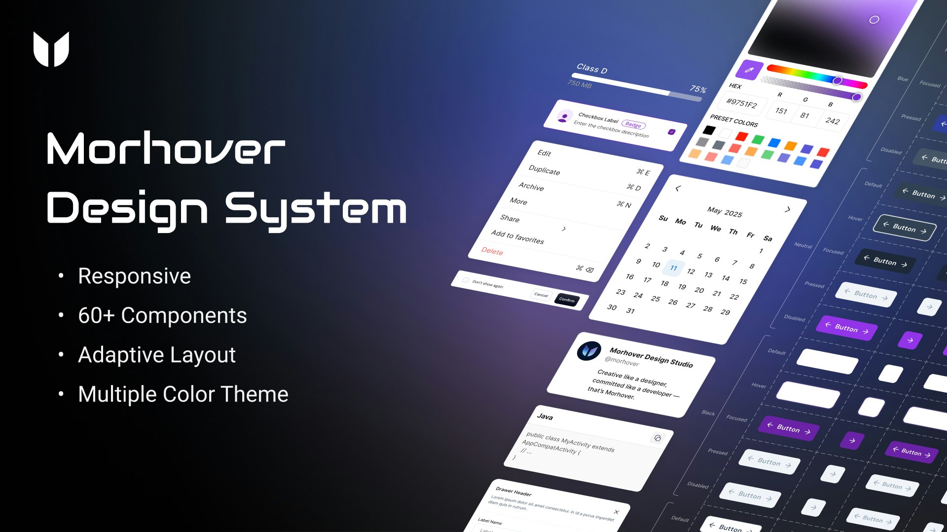 Morhover Design System gallery image