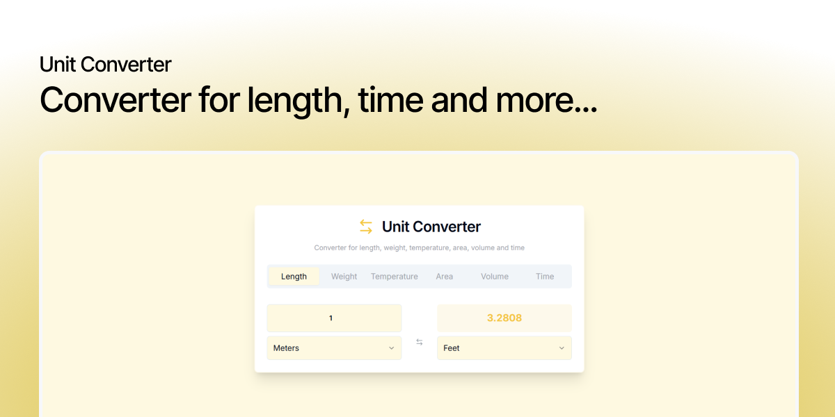 Unit Converter gallery image