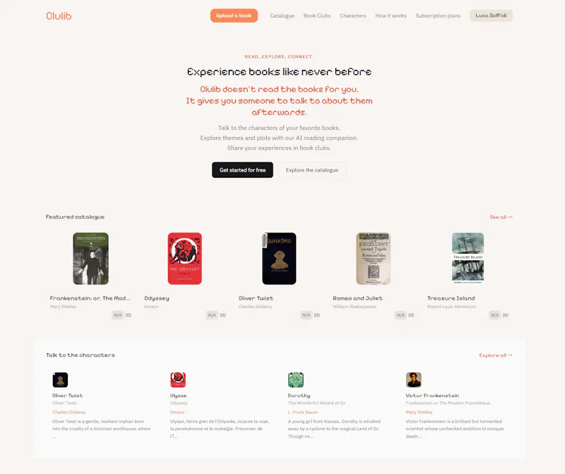 Clulib screenshot 2