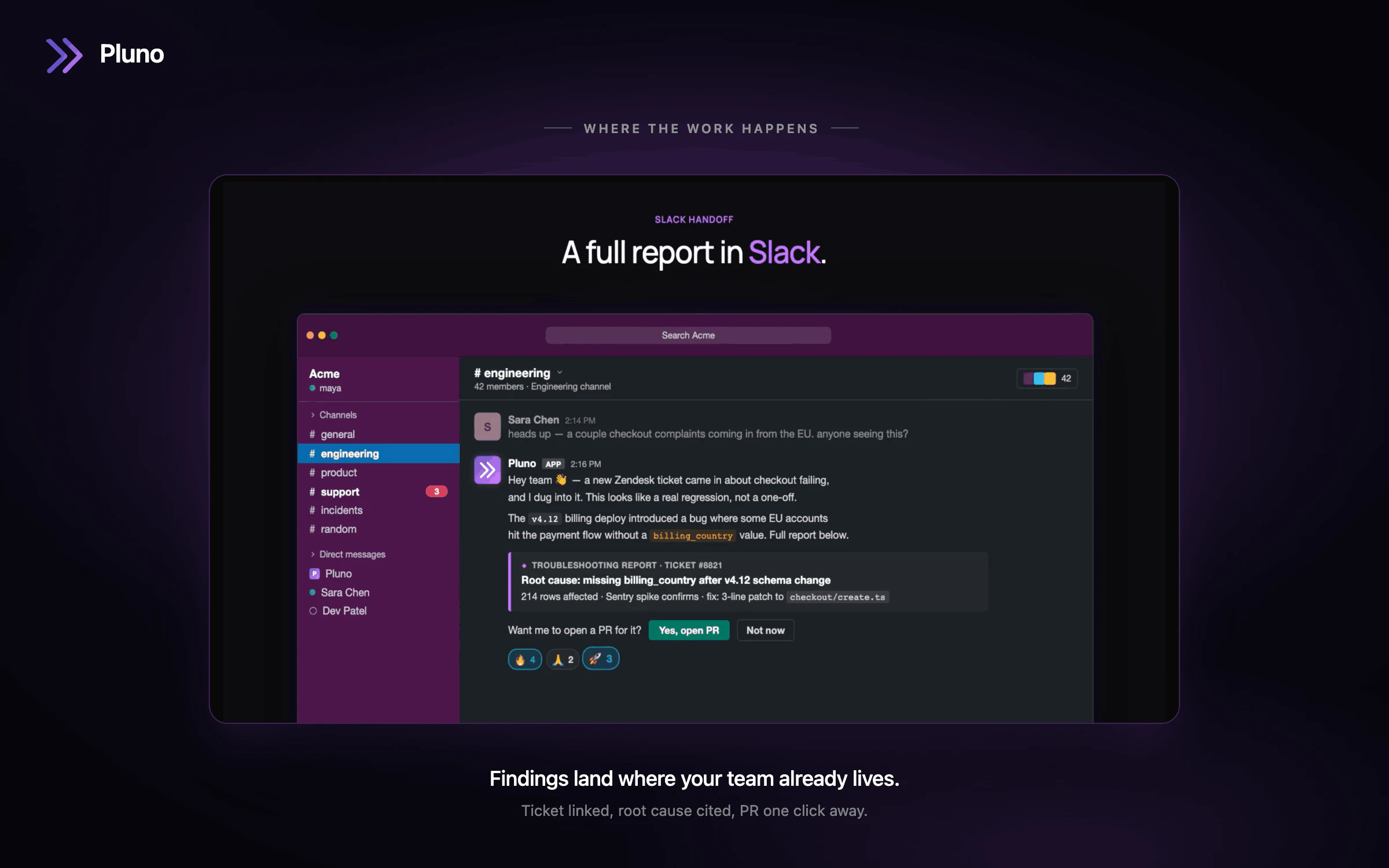 Troubleshooting Agent by Pluno screenshot 1