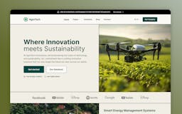 AgroTech — Startup Agricultural Template media 2