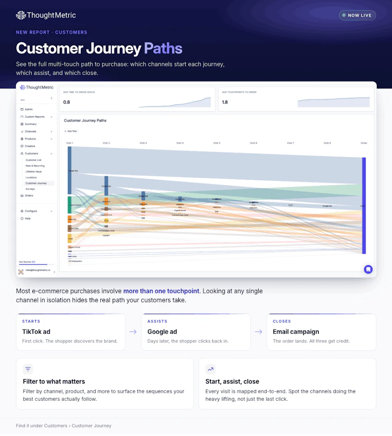 Customer Journey Paths screenshot 3