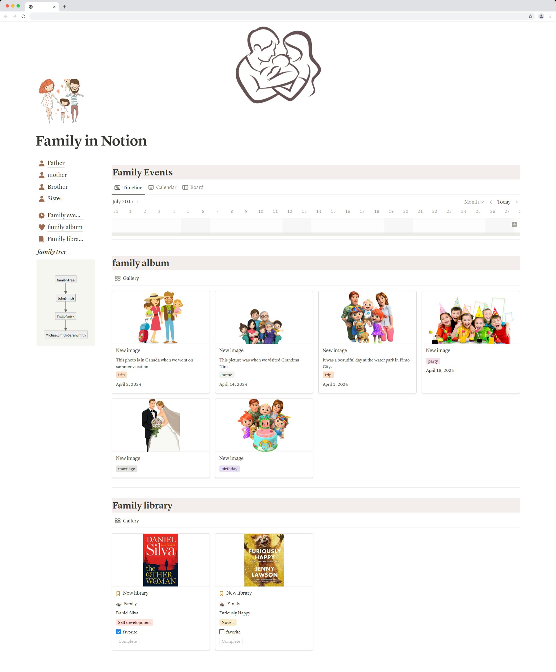 Family in Notion
