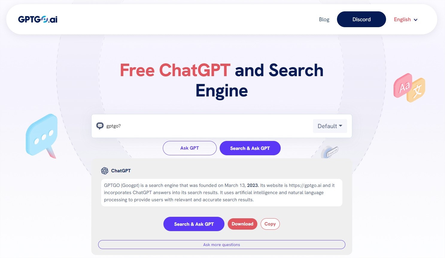 GPTGO- 검색 및 GPT - gptgo, chatgpt, 검색 미디어 2