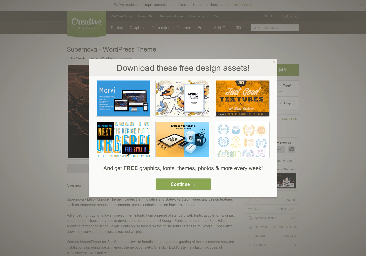 Supernova - WordPress Theme