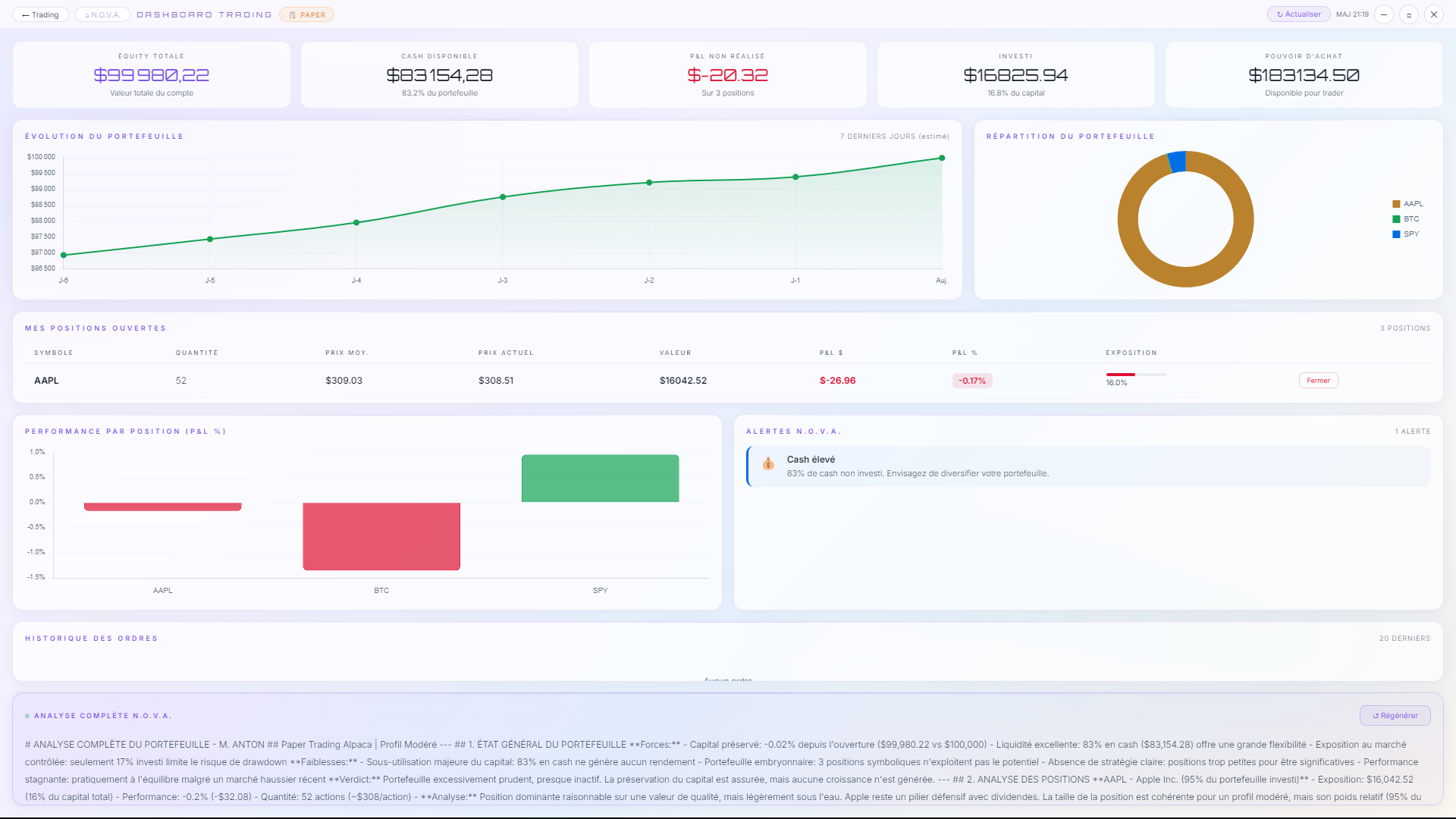 N.O.V.A. — AI Financial Intelligence gallery image