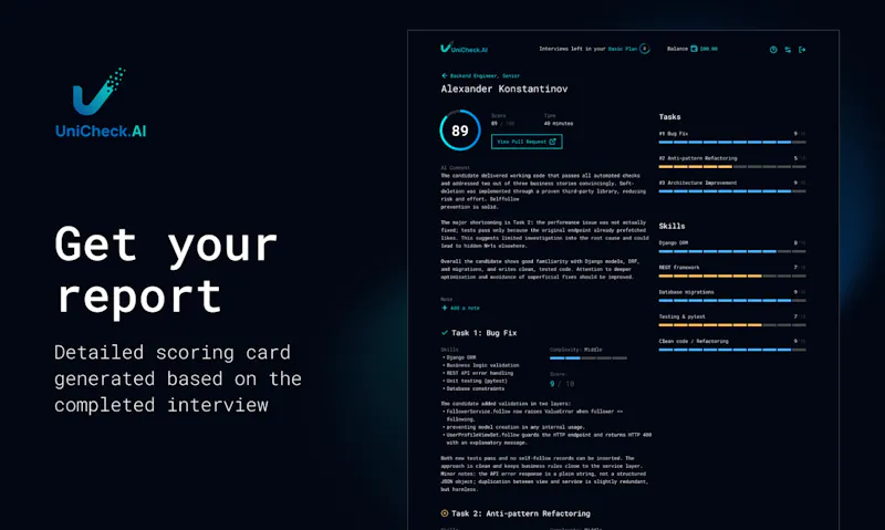 Unicheck.ai screenshot 3