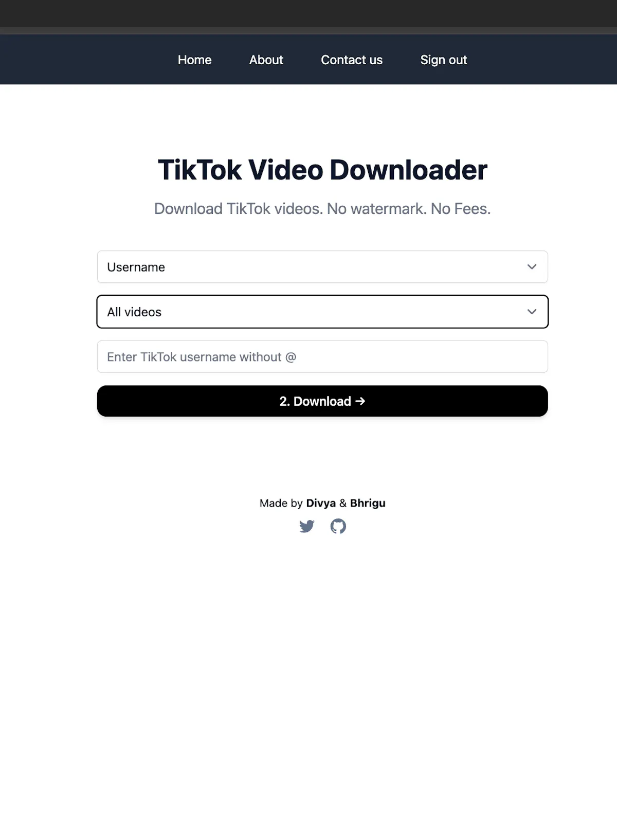 Tiktok Downloader
