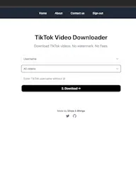 Tiktok Downloader