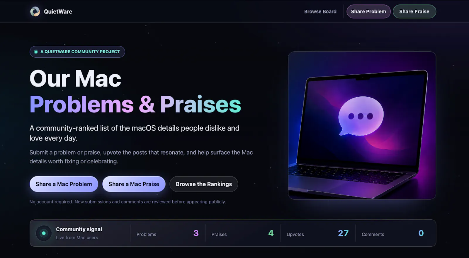 Our Mac Problems & Praises screenshot 3
