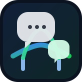 ChatBridge - Product Hunt launch logo and brand identity