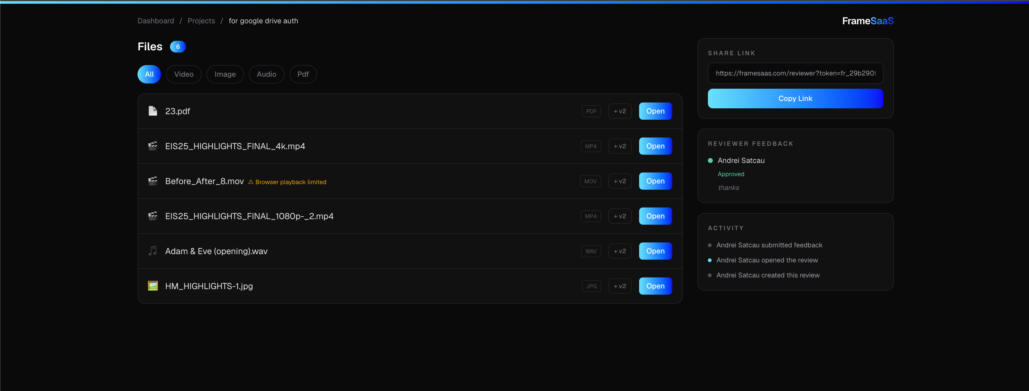FrameSaaS gallery image