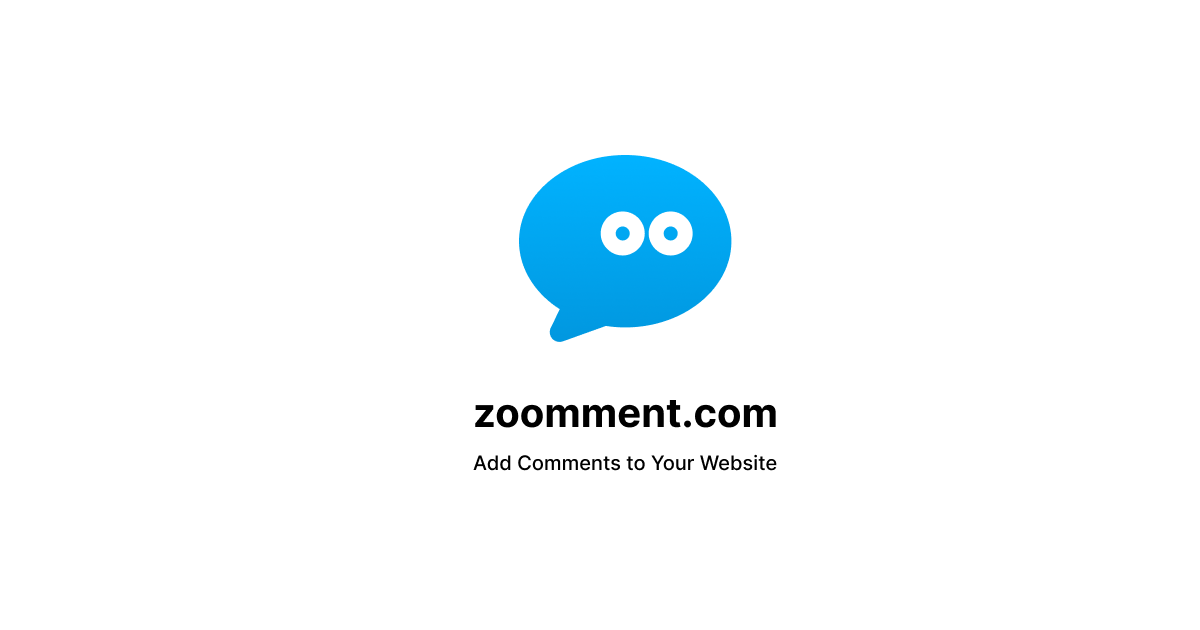 Zoomment - Screenshot 2 showing product features and functionality