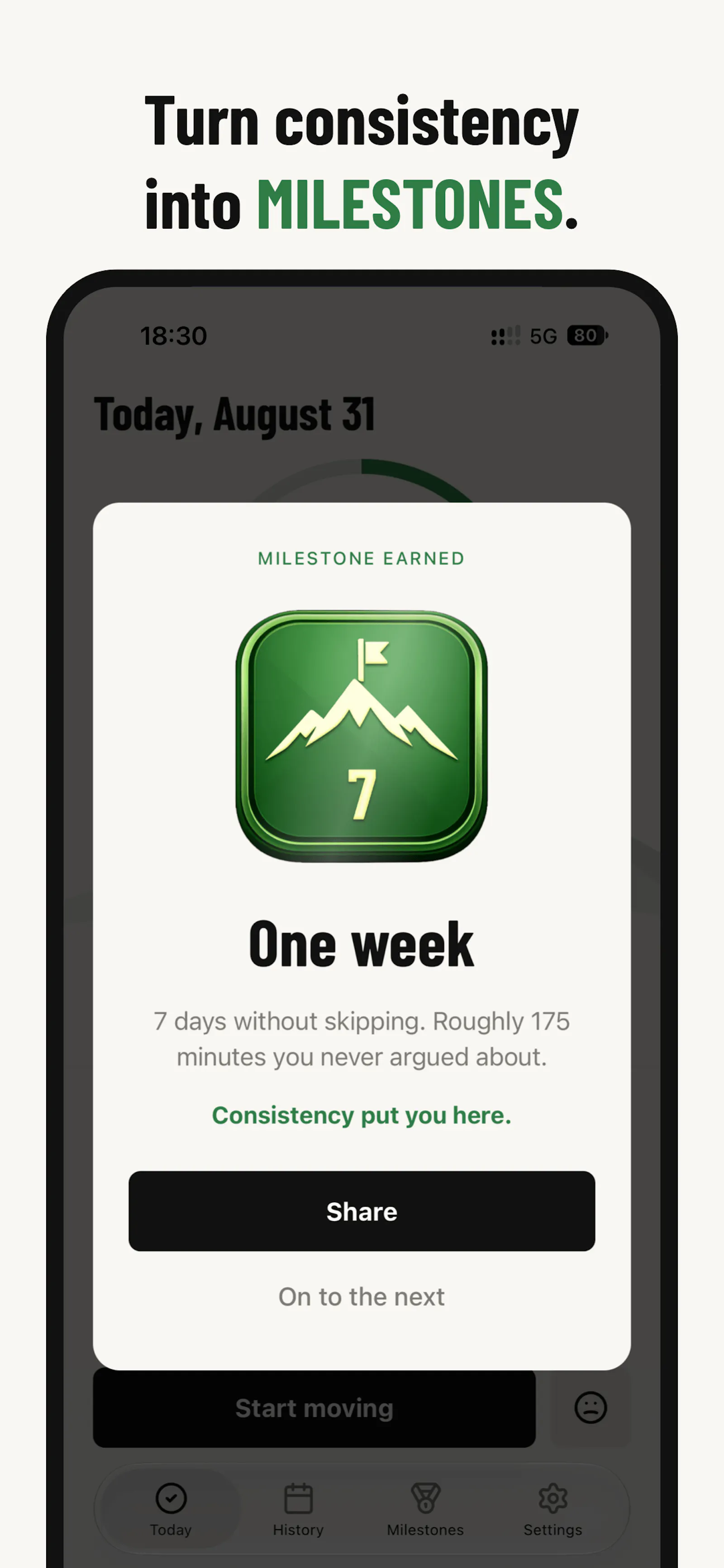 UNSKIP: Fitness Habit Tracker screenshot 6