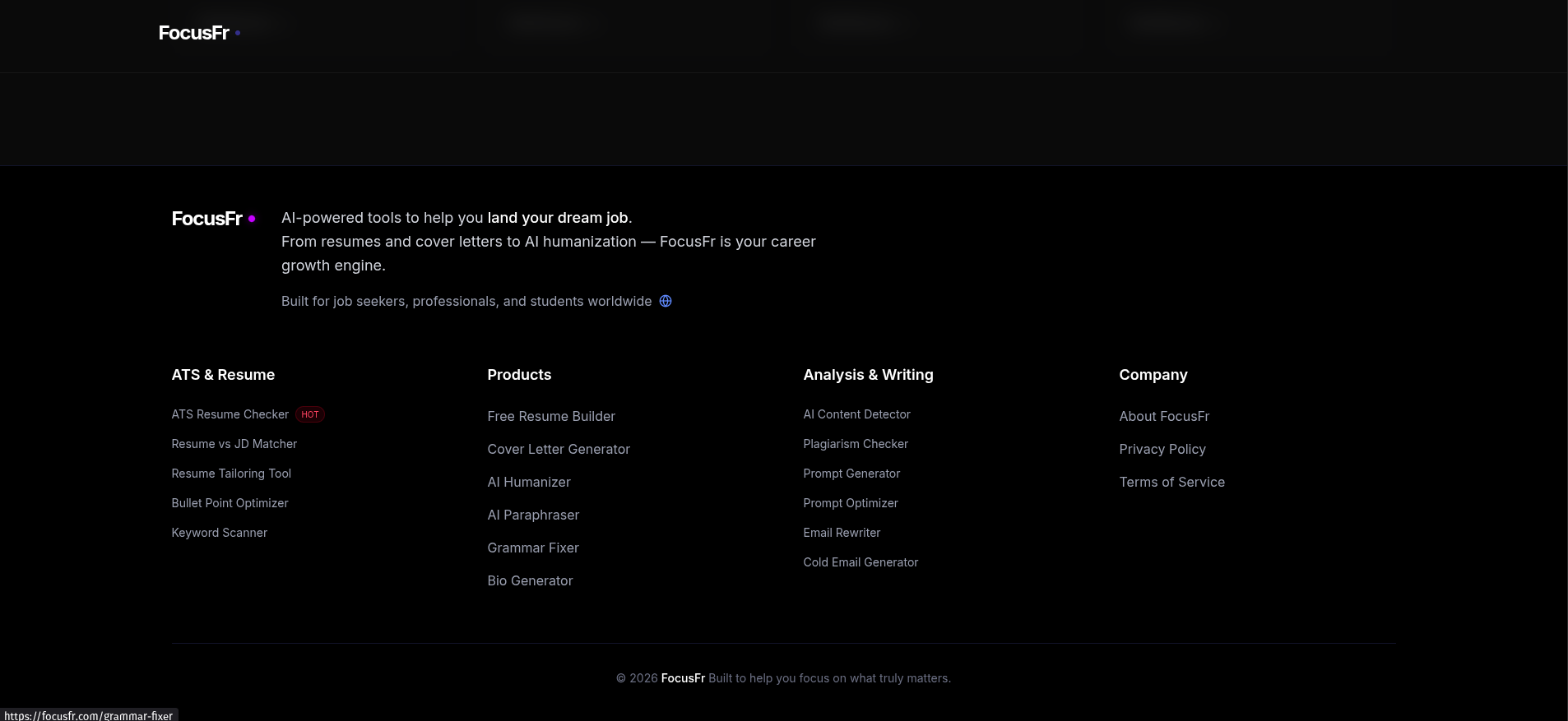 FocusFr - Screenshot 4 showing product features and functionality