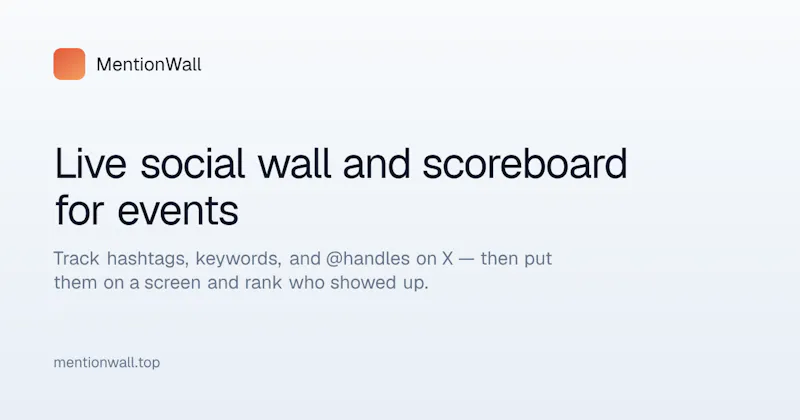 MentionWall screenshot 2