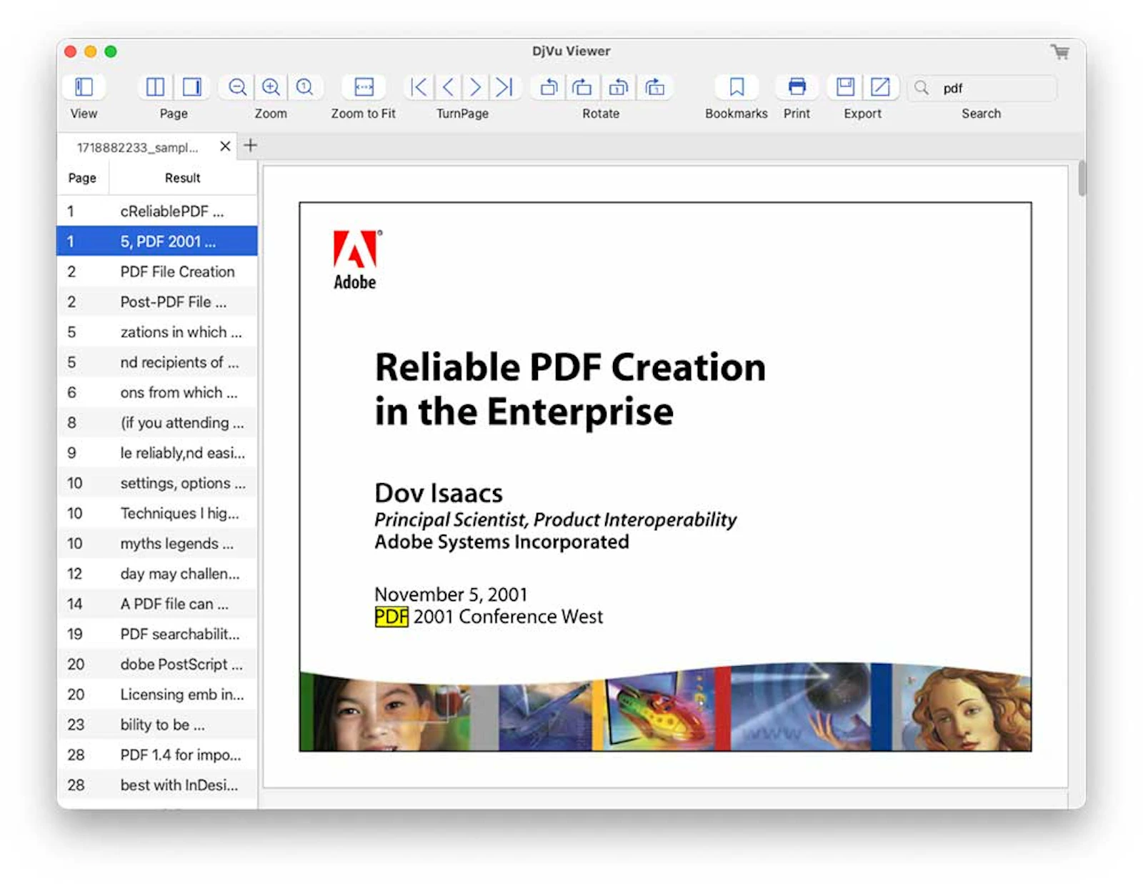 Enolsoft DjVu Viewer screenshot 3