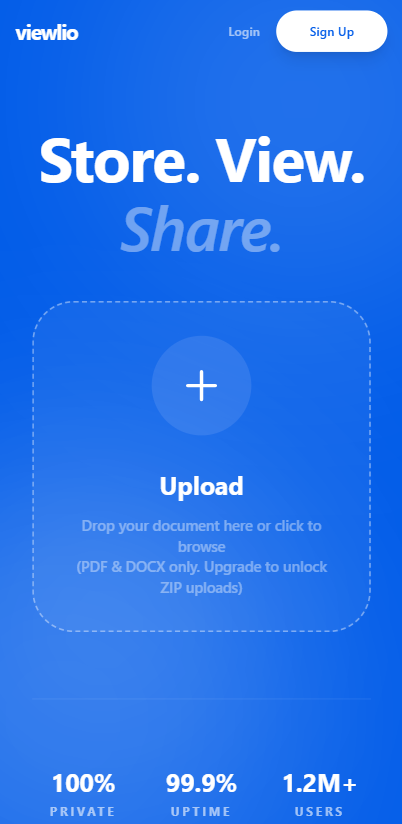 viewlio -Store. View. Share.