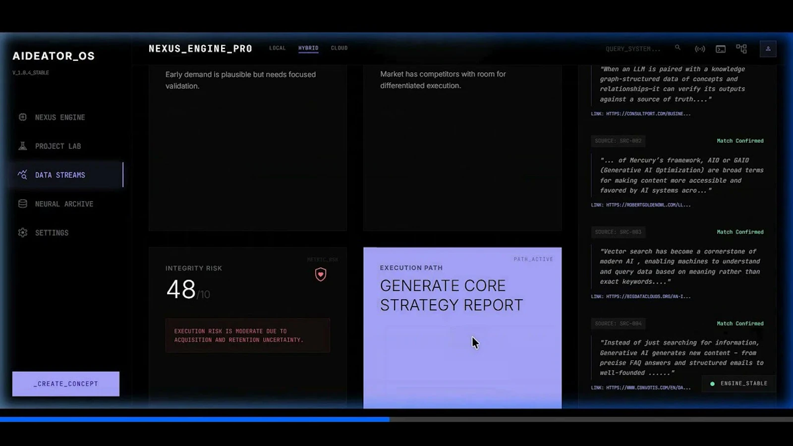 Aideator screenshot 1 (video preview)