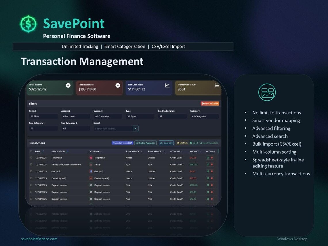 SavePoint - Screenshot 3 showing product features and functionality