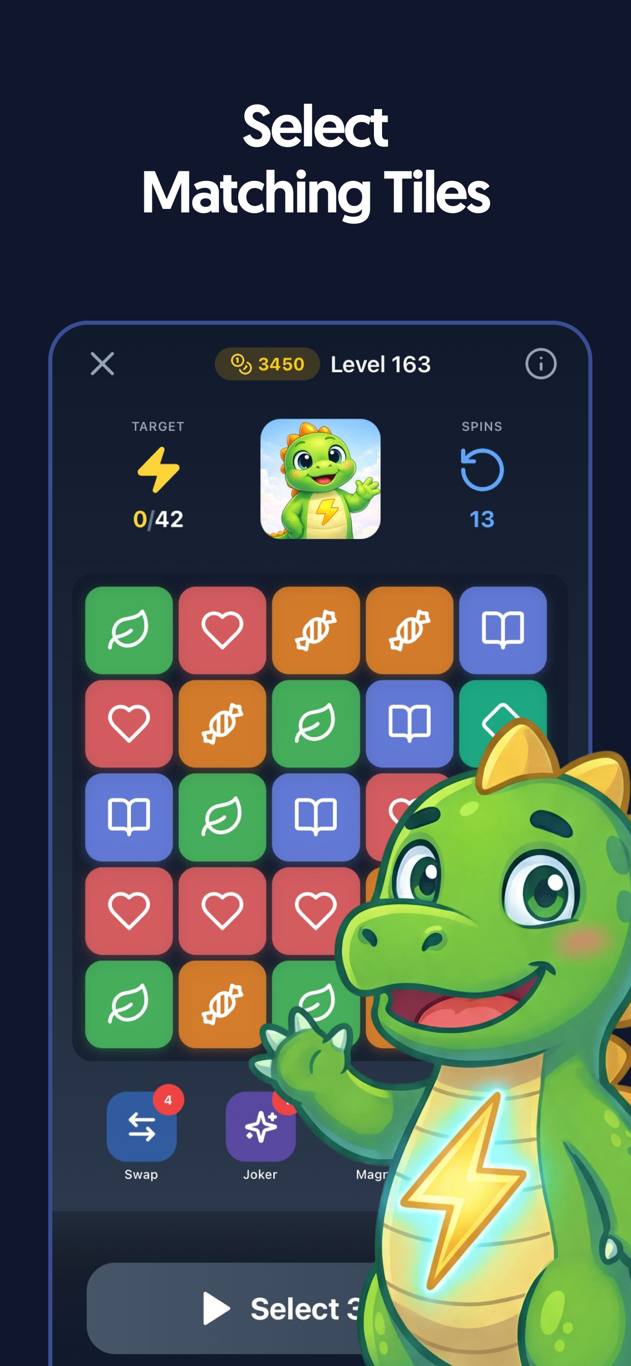 Spinny Match - Main product screenshot demonstrating key features and user interface