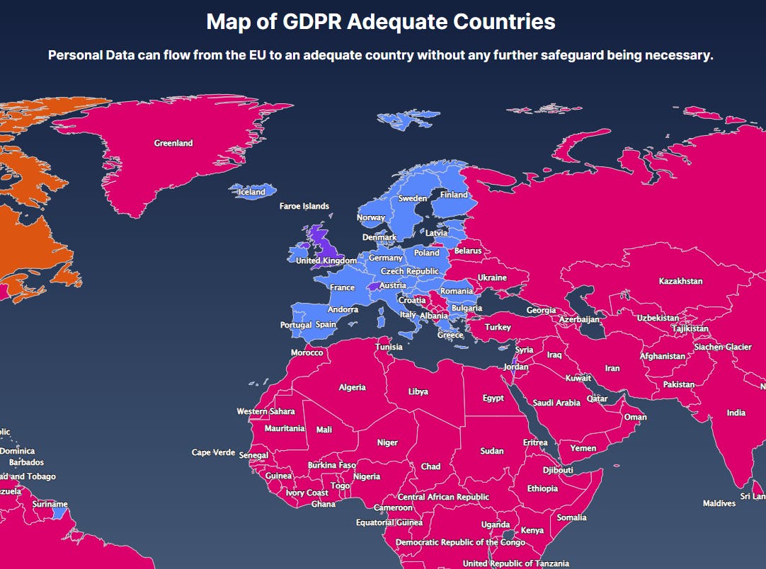 GDPR Adequacy Map media 1