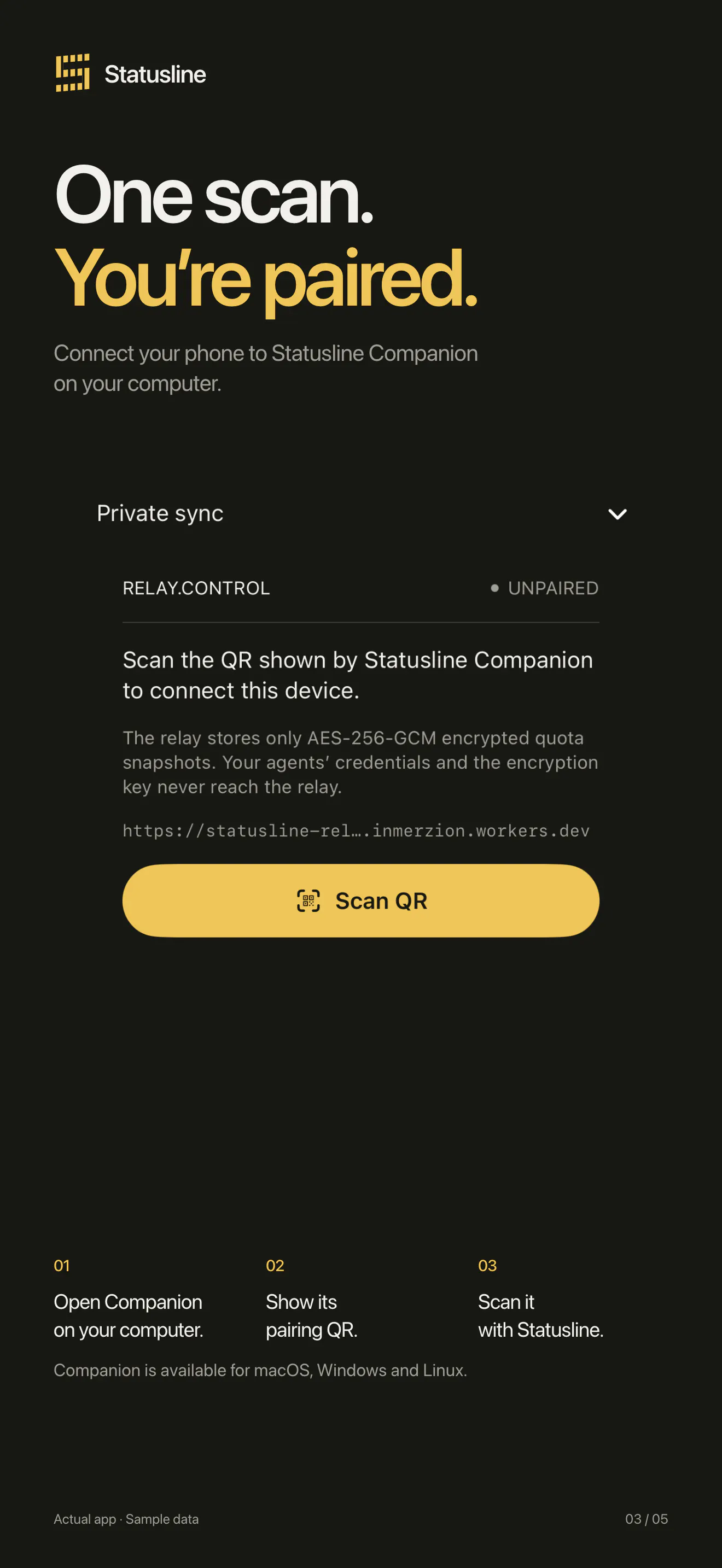 Statusline gallery image