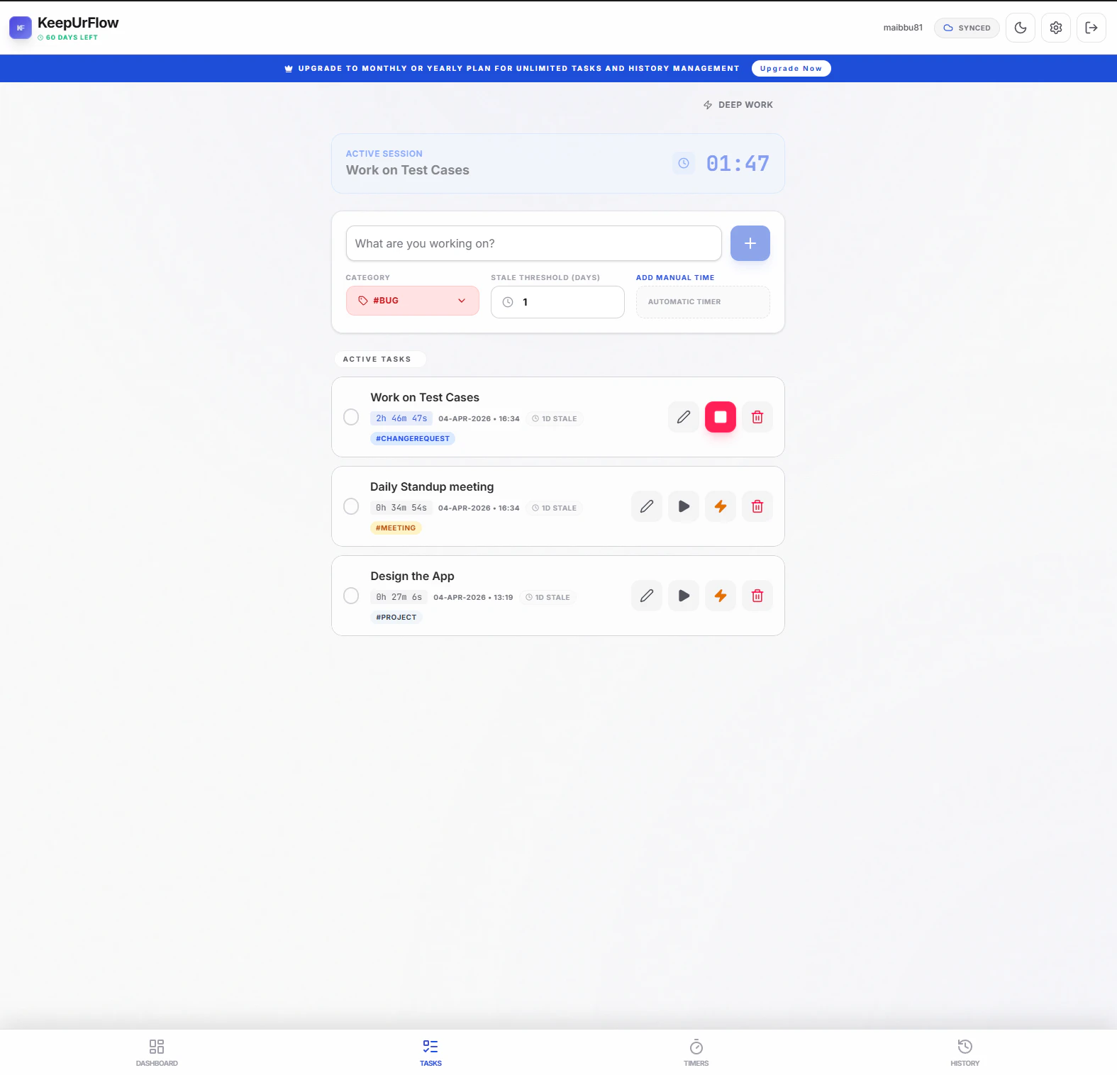 KeepUrFlow screenshot 4