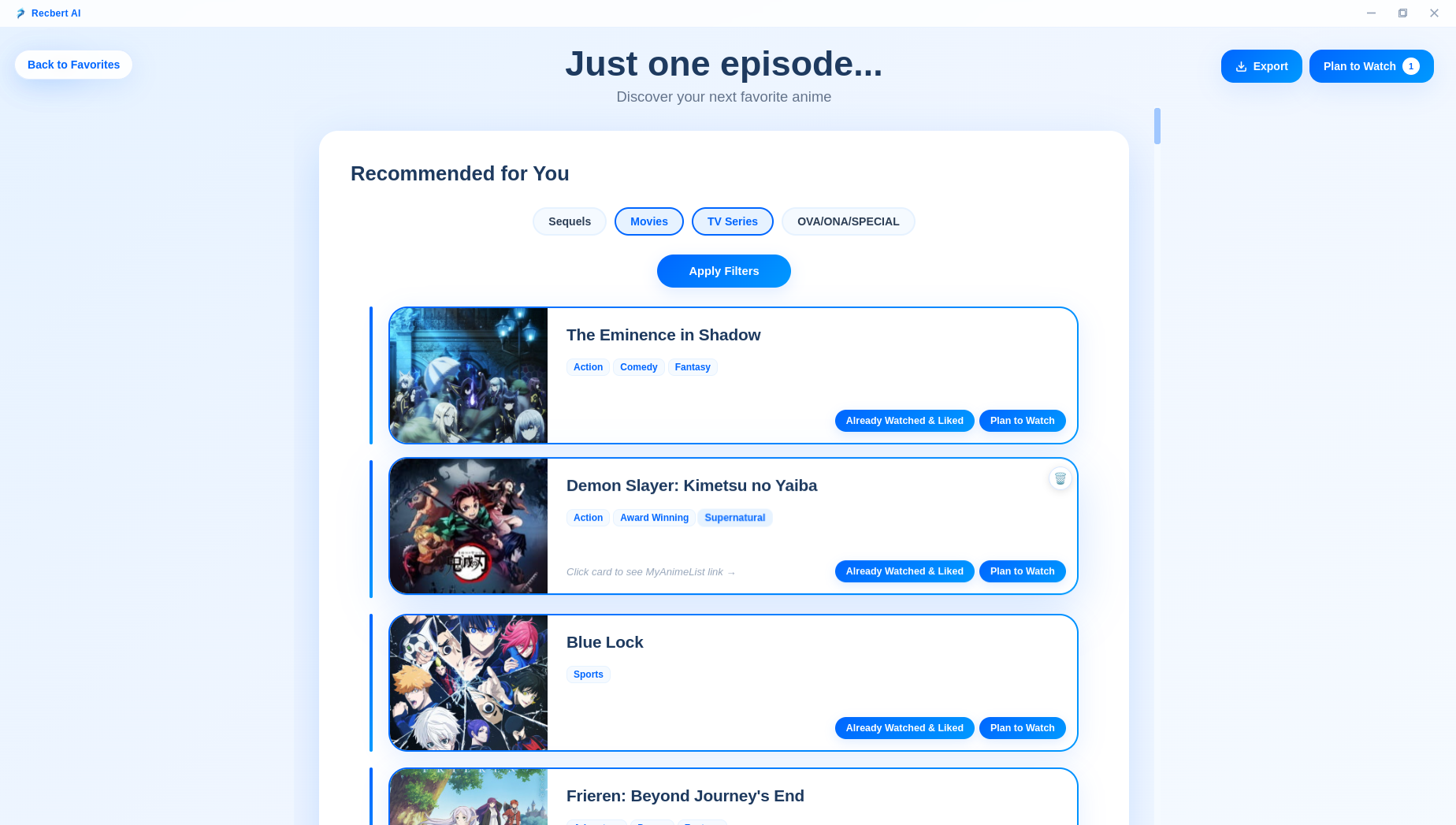 Recbert AI gallery image