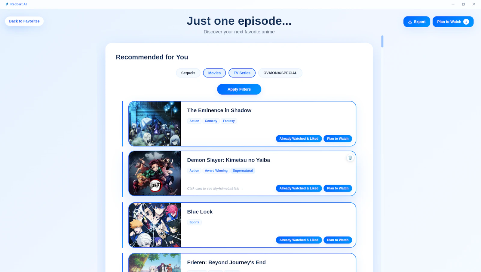 Recbert AI screenshot 3