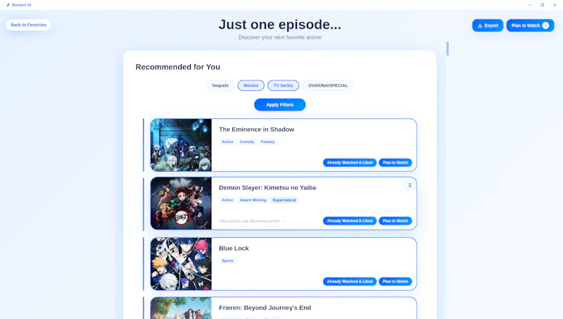 Recbert AI screenshot 3
