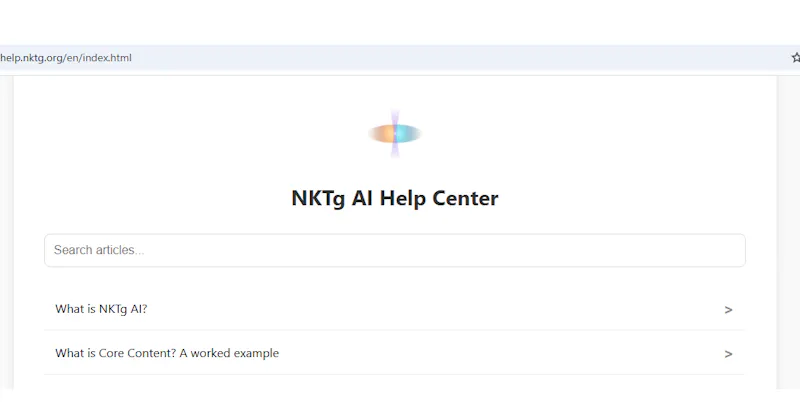NKTg AI for Organizes screenshot 2