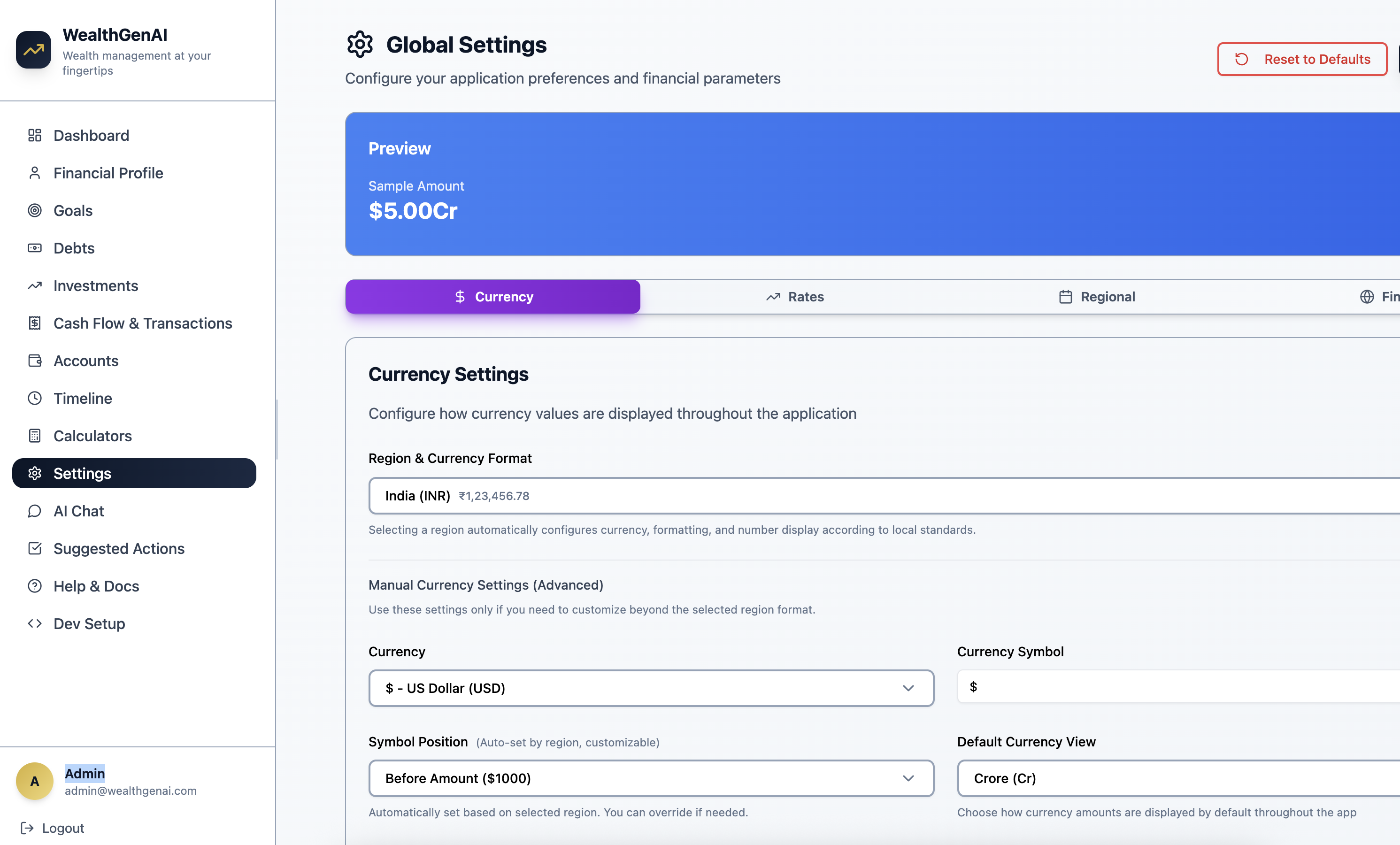 WealthGenAI gallery image