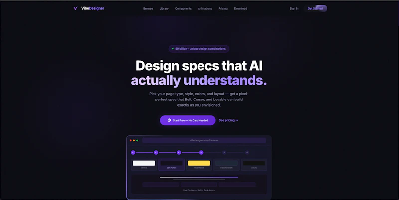 VibeDesigner screenshot 1