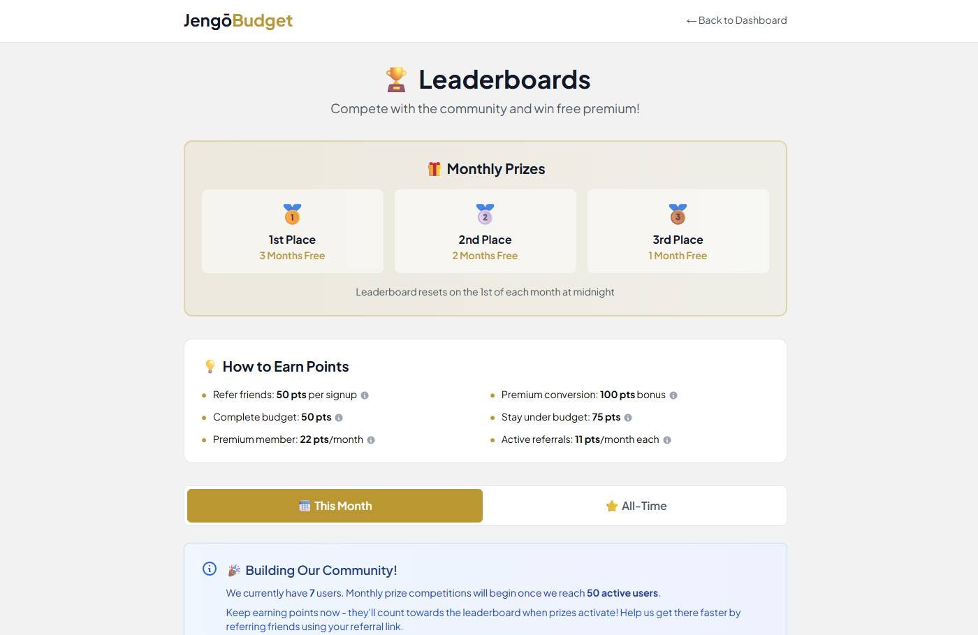 JengōBudget, simple zero-based budgeting gallery image