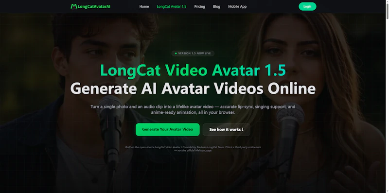 longcat video avatar 1.5 screenshot 1