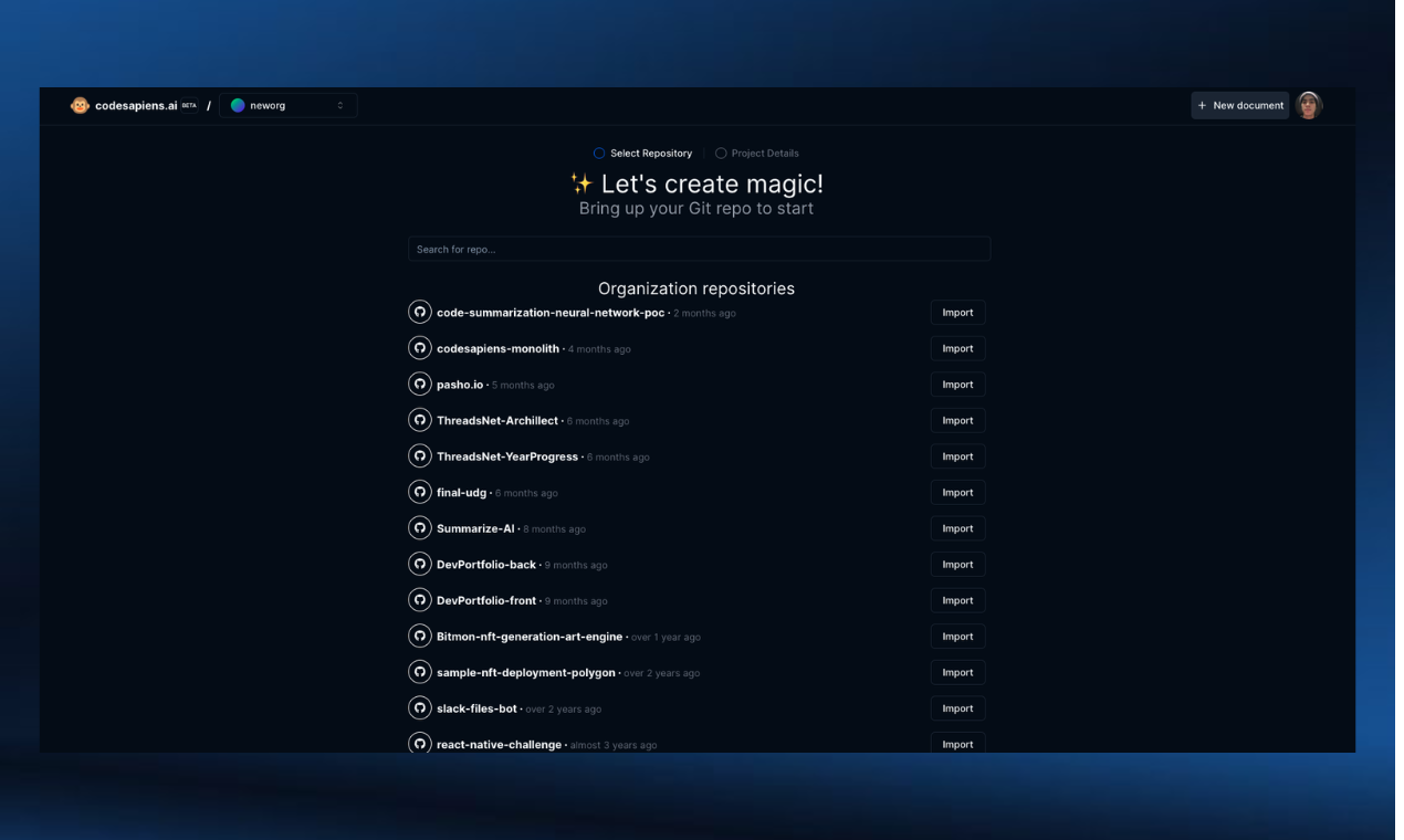 codesapiens.ai gallery image