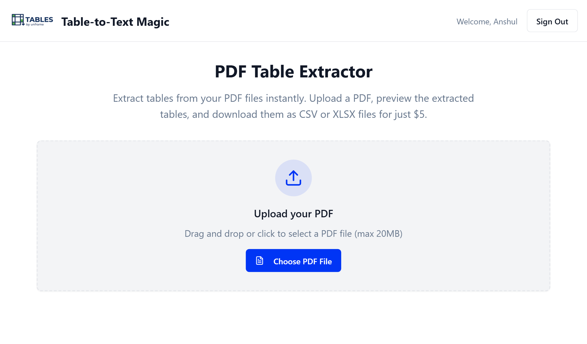 Média Tables - Transformez les PDF en données exploitables en secondes. 1