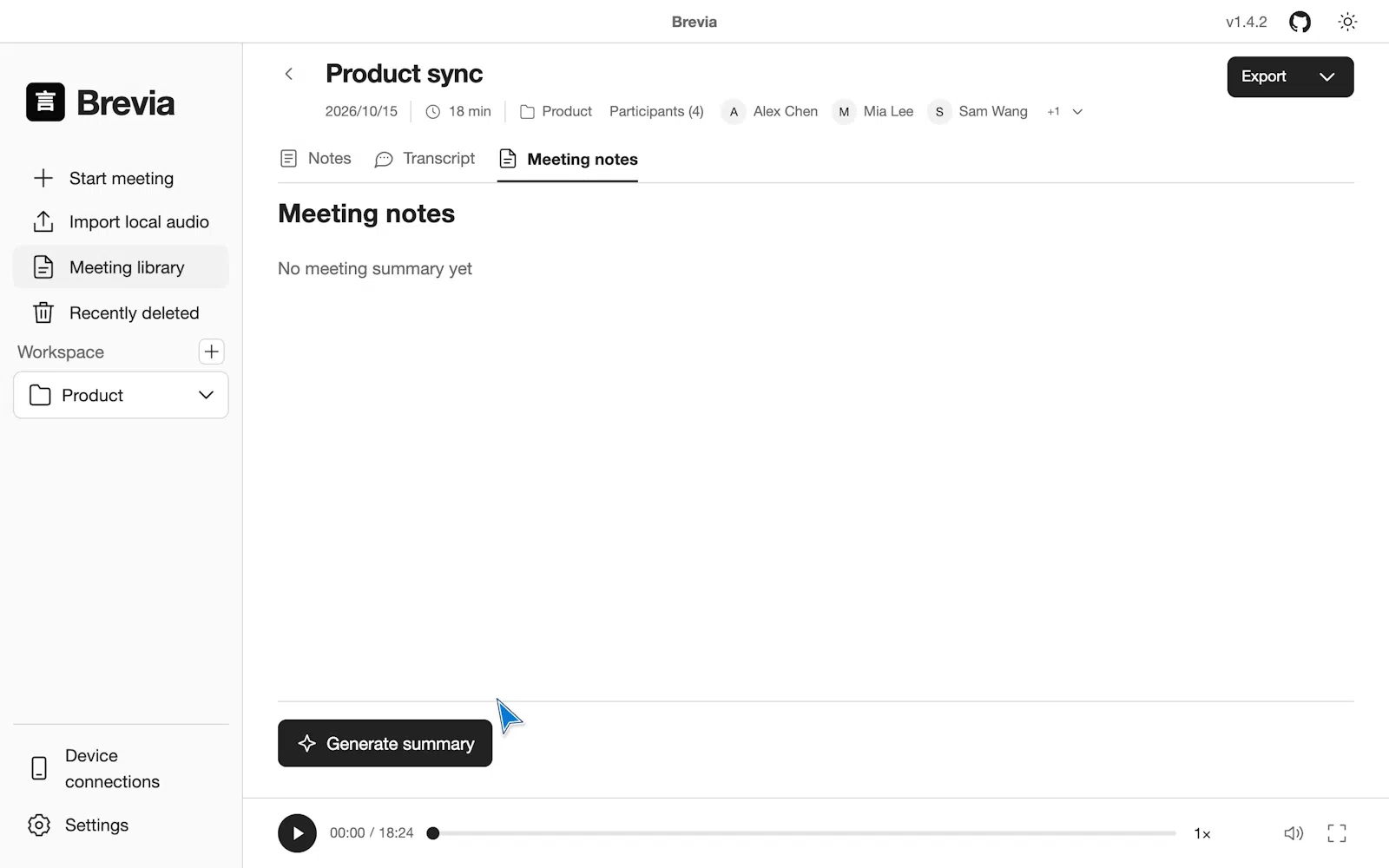 Brevia screenshot 2