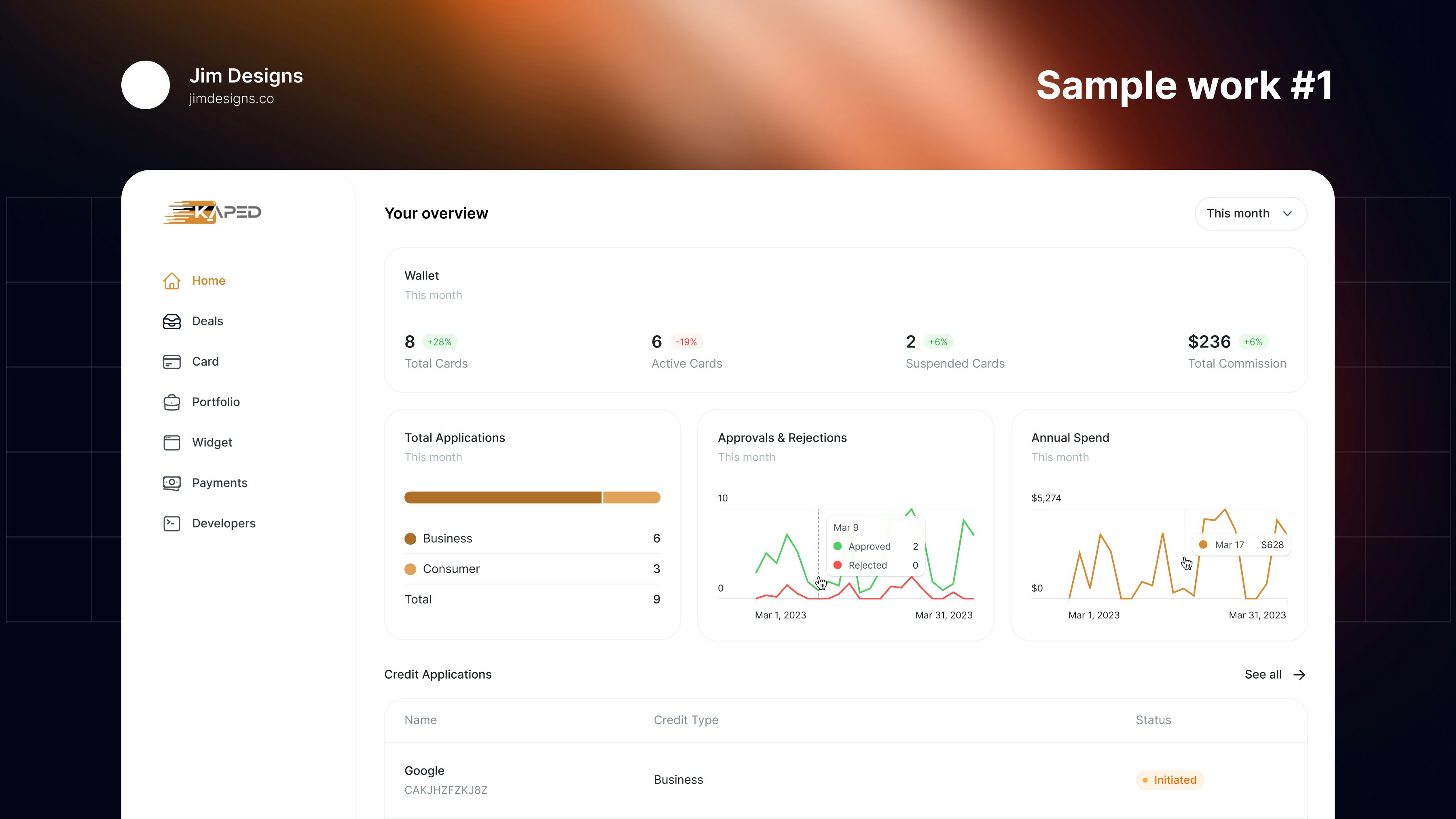 Jim Designs - SaaS ve Web Uygulamaları için Sınırsız Premium Tasarımlar medya 4