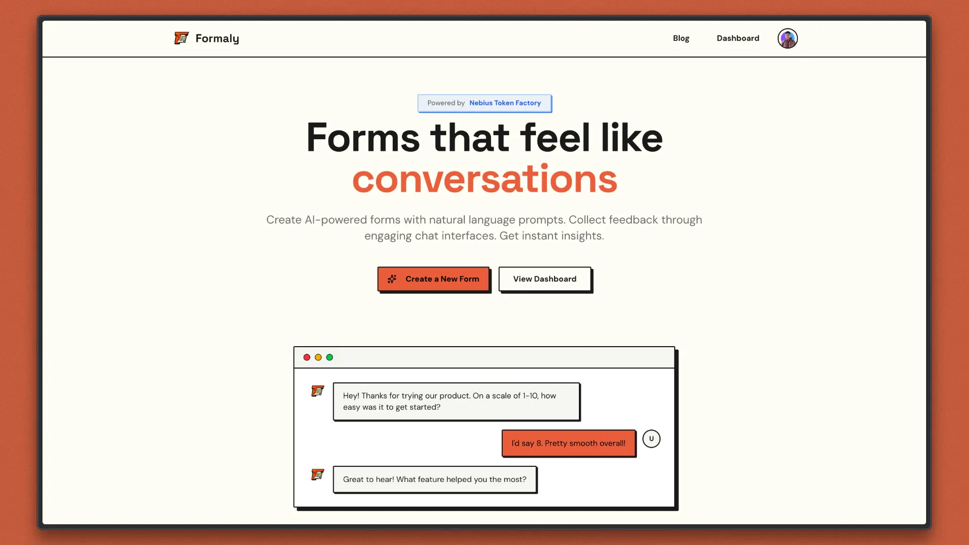 Formaly: Forms that feel like conversations | Product Hunt